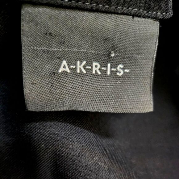 AKRIS Wool Blend Blazer Jacket Black Size 12 - Picture 8 of 10